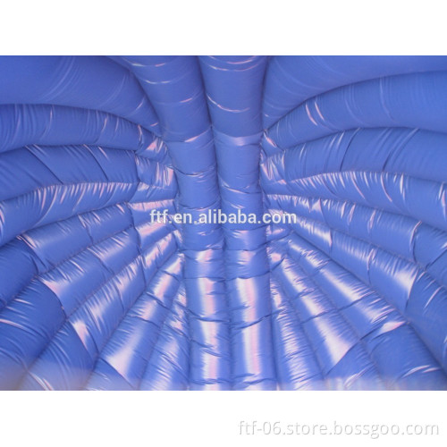 inflatable sport tunnel on sale _made of tarpulin fabric material sport tunnel